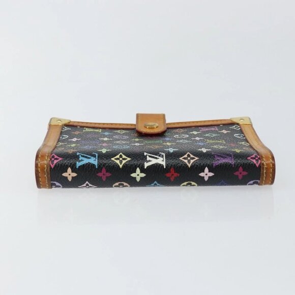 LOUIS VUITTON Multicolor Agenda PM Day Planner Cover Black R20895 LV Auth 145699 - Picture 7 of 16